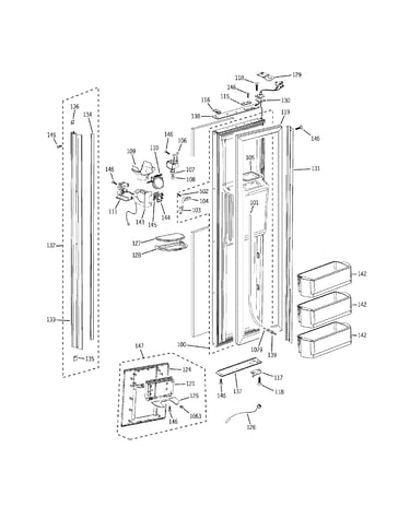 Door-freezer