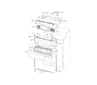 Electrolux E42BS75ETT cabinet upper diagram