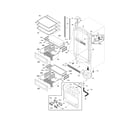 Kenmore Pro 25344133800 cabinet diagram