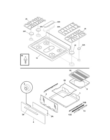 Top/drawer