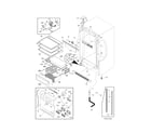 Kenmore Elite 25344772701 cabinet diagram