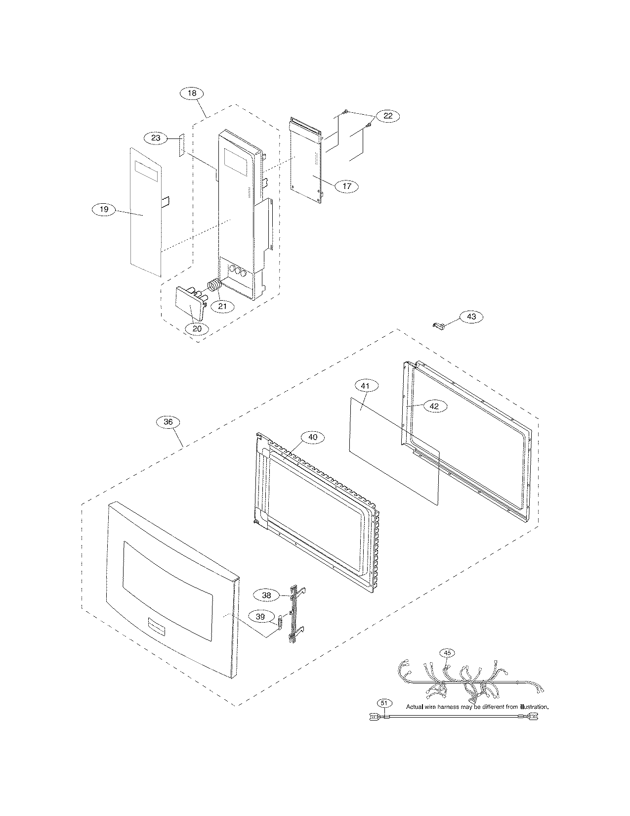 Control panel,door,mics