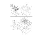 Electrolux EI30EF55GSA top/drawer diagram