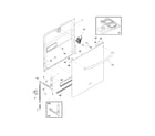 Frigidaire FDB4315LFC2 door diagram