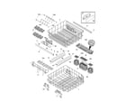 Frigidaire PLD4555RFC0 racks diagram