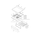 Kenmore 79094379701 top/drawer diagram