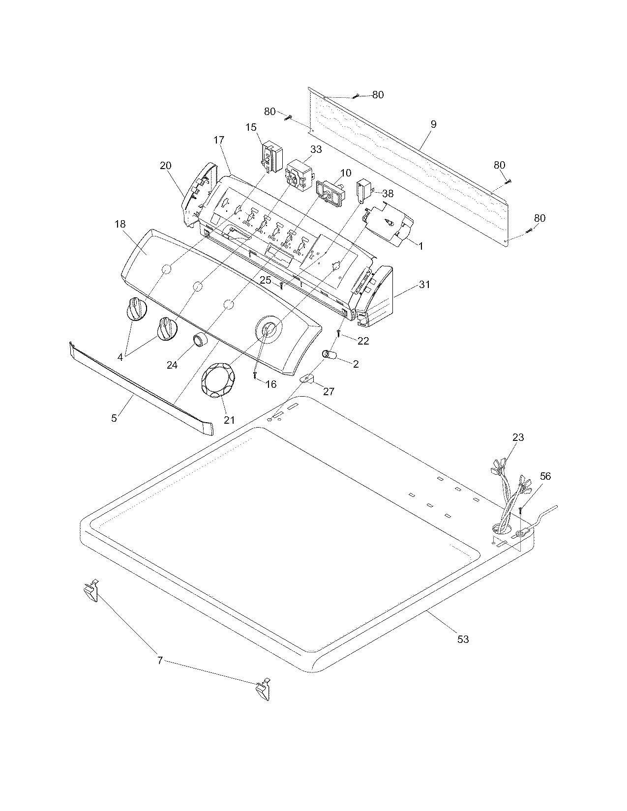 CONTROLS/TOP PANEL