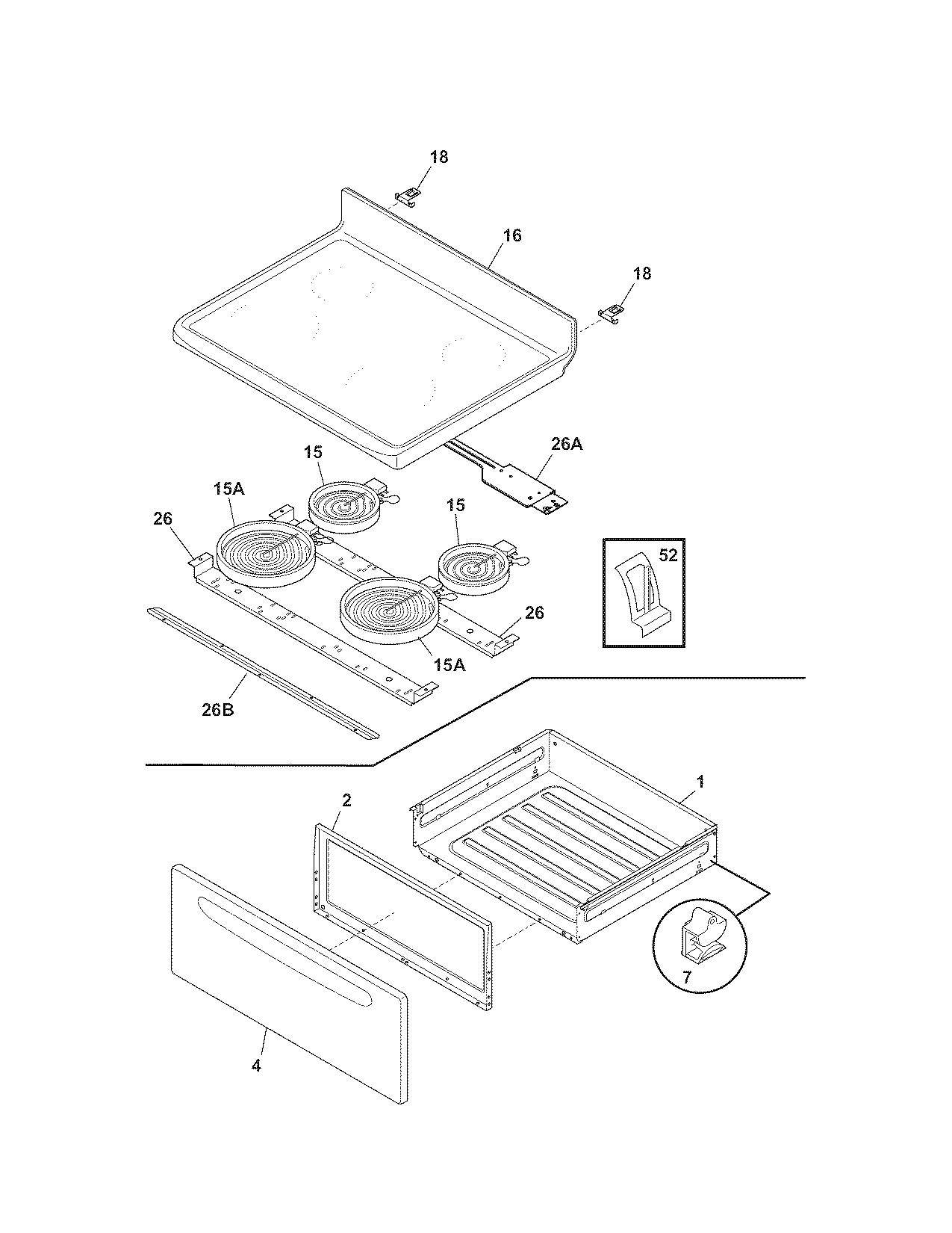 Top/drawer