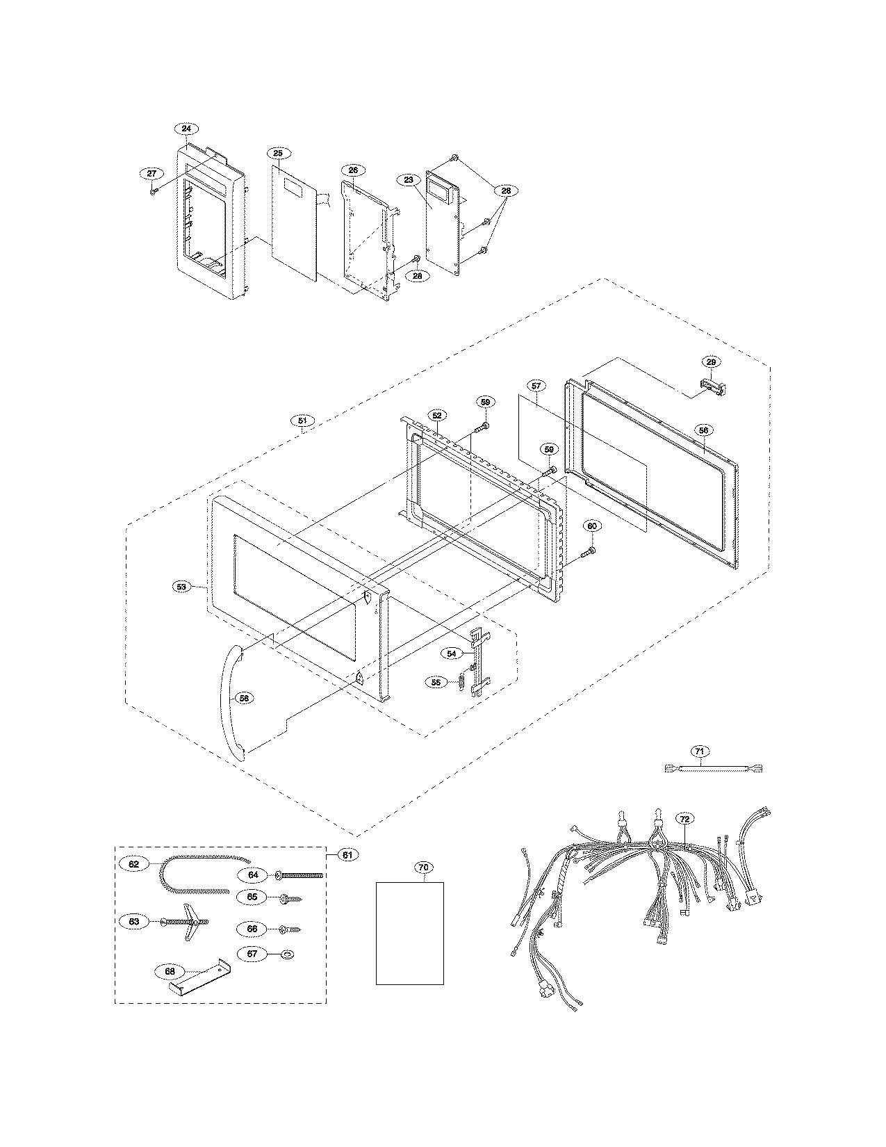 Control panel,door,misc.