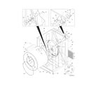Frigidaire LEQ2152HS0 cabinet/drum diagram