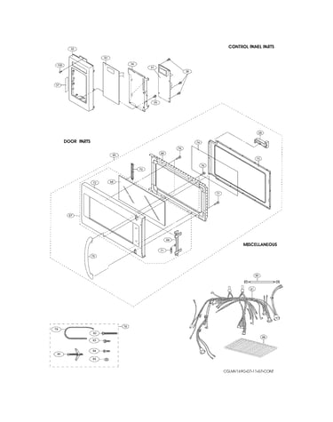 Control panel,door,misc.