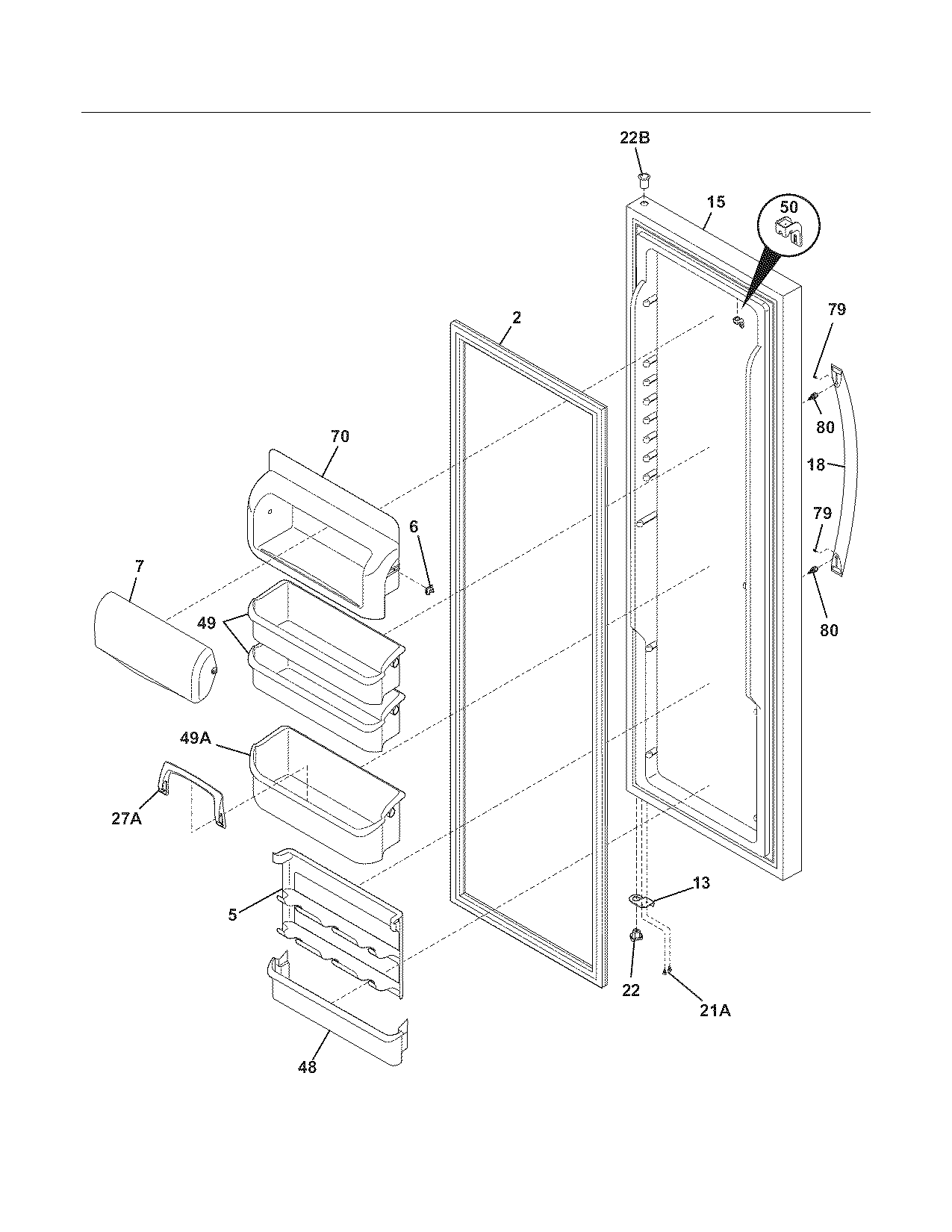 REFRIGERATOR DOOR