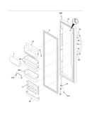 Refrigerator door