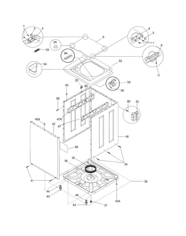 Lower cabinet/top