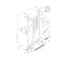 Crosley CRSE234JSM0 cabinet diagram