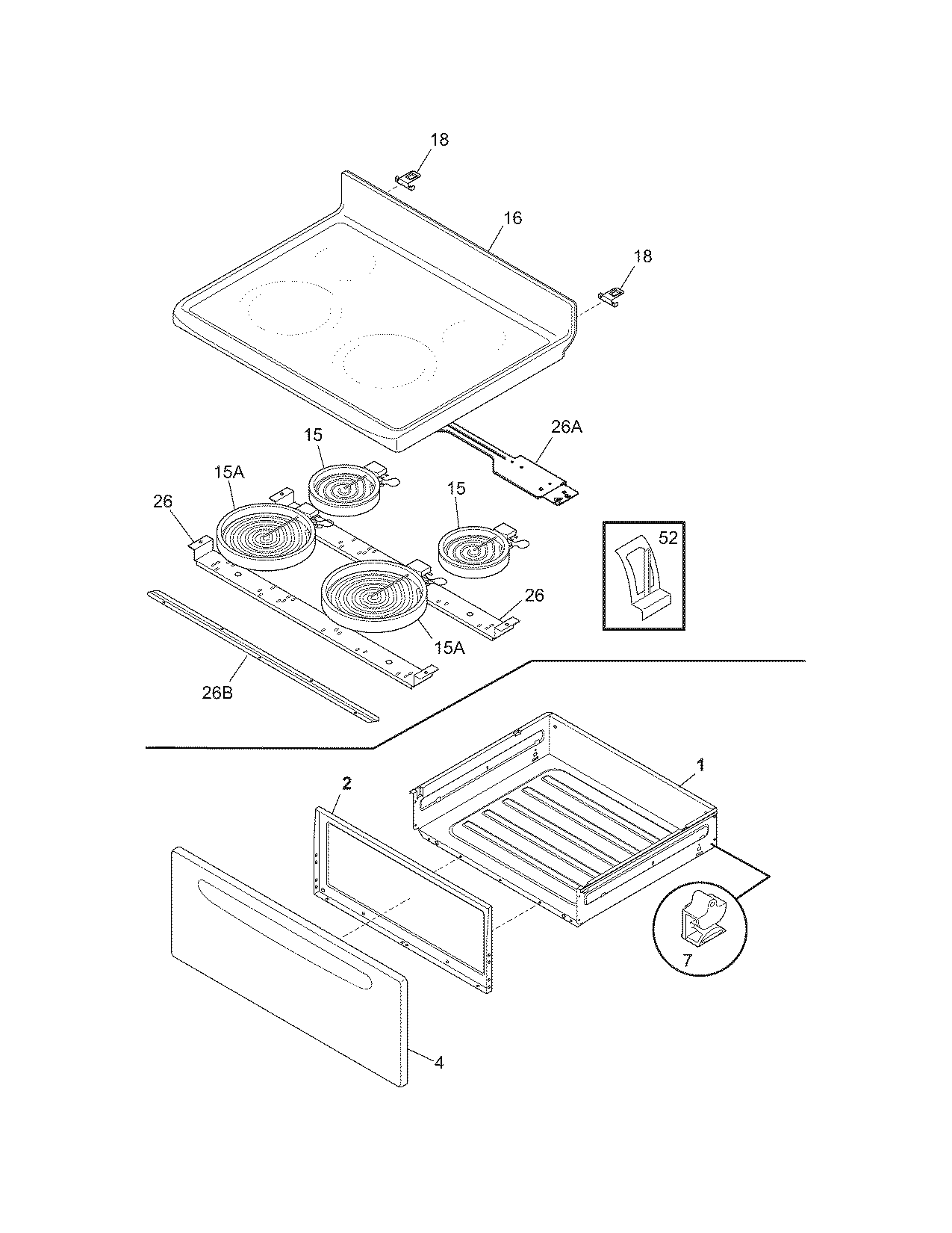 Top/drawer