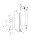Refrigerator door