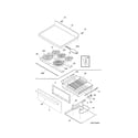 Kenmore 79094442701 top/drawer diagram