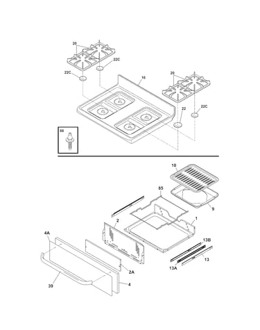Top/drawer