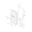 Frigidaire LFFU1766GW3 door diagram
