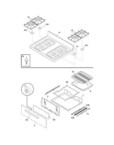 Top/drawer