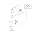 Frigidaire FDBB240FS4 door diagram