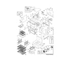 Electrolux EW27EW65GB3 upper oven diagram