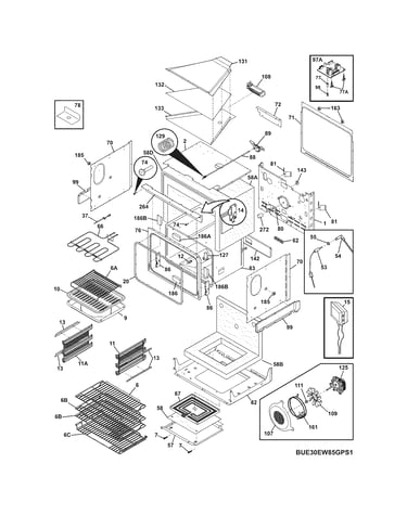 Upper oven