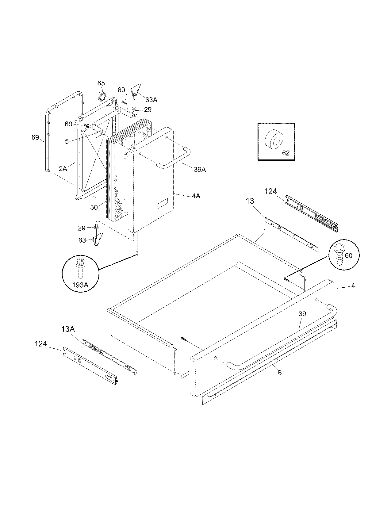 Drawer/small door