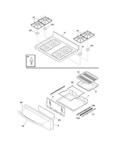 Top/drawer