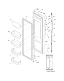 Refrigerator door