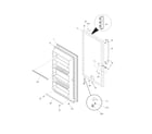 Frigidaire LFFU17F5HWA door diagram