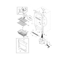 Frigidaire LFFU17F5HWA cabinet diagram