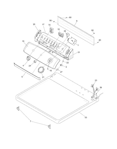 Controls/top panel