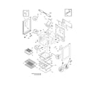 Frigidaire FGFL67DBL body diagram