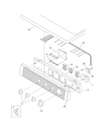 Controls/top panel