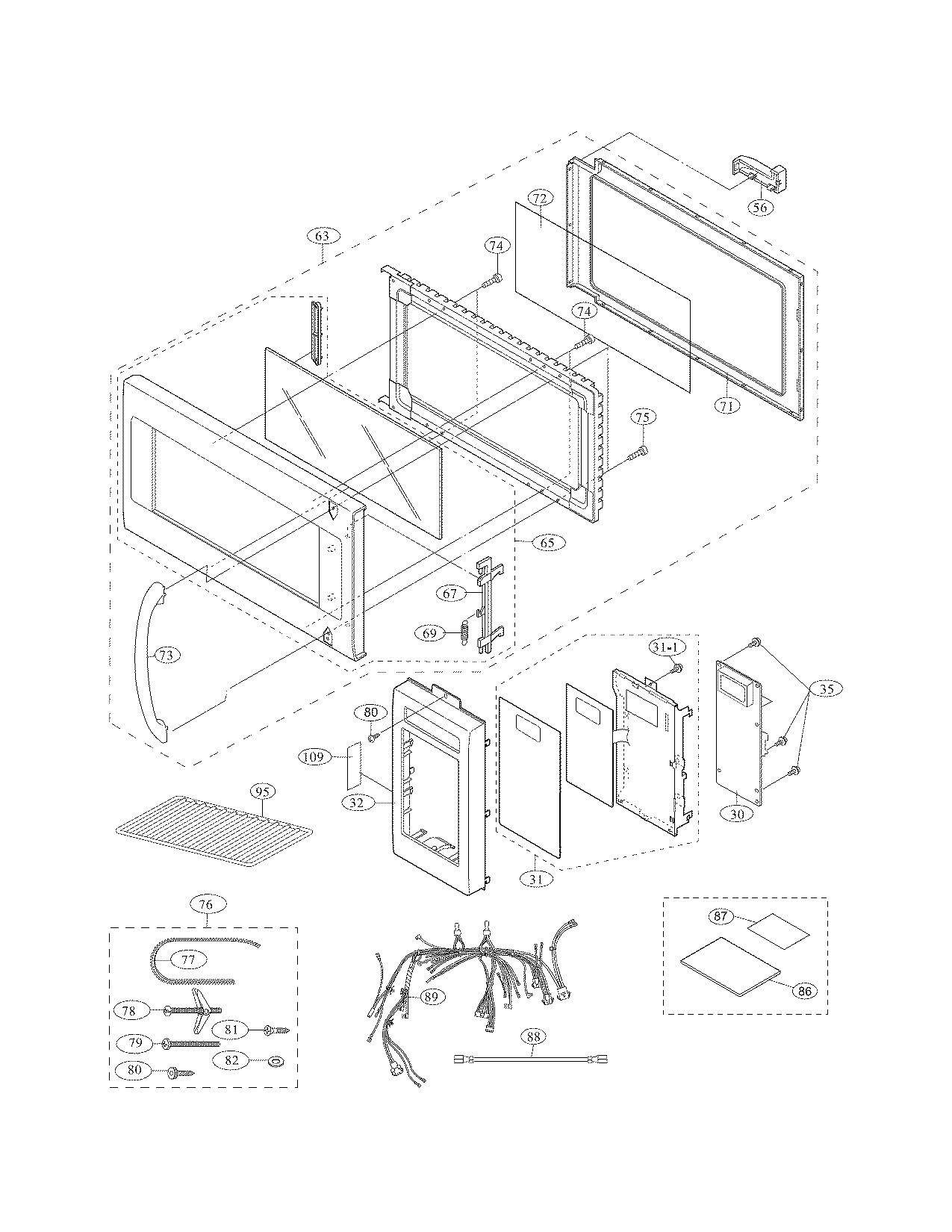 Control panel,door,misc.