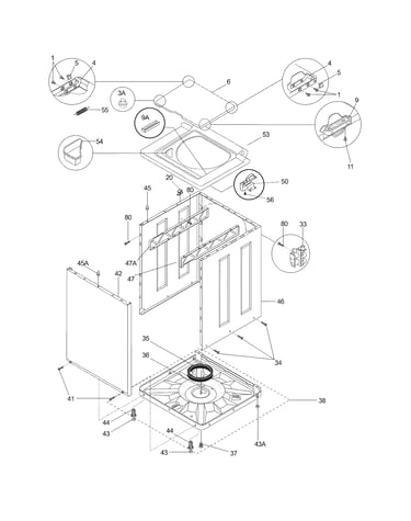 Lower cabinet/top