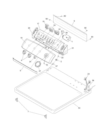 Controls/top panel