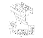 Electrolux CEW30EF6GSC backguard diagram