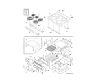 Electrolux CEW30EF6GSC top/drawer diagram