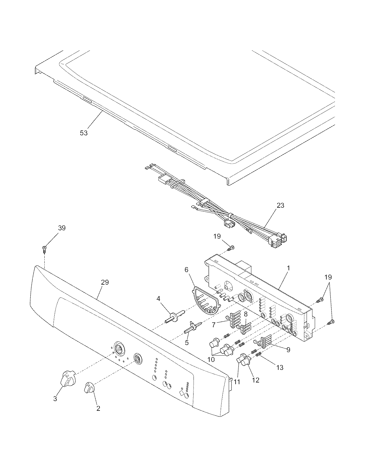 Controls/top panel