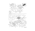 Electrolux EW3LDF65GSB top/drawer diagram