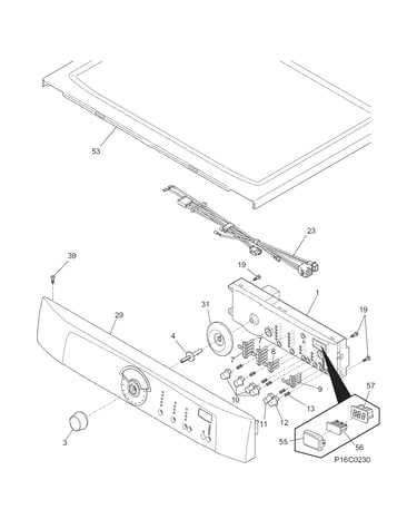 Controls/top panel