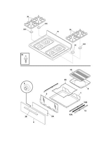 Top/drawer