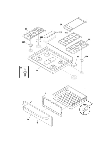 Top/drawer