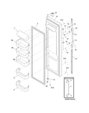 Refrigerator door