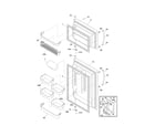 Frigidaire PLT189WJSM1 door diagram