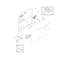 Frigidaire PLD2855RFC3 door diagram