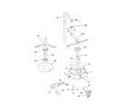 Frigidaire PLD2855RFC3 motor & pump diagram